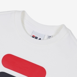 Fila Big F Logo One-on-one Fiu T-shirt Fehér | HU-66697